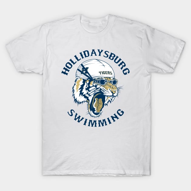 Hollidaysburg Swimming T-Shirt by OutdoorMayhem